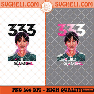 Player 333 Squid Game Png Squid Game 2 Png Squid Game Png Sublimation Files