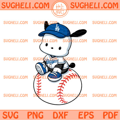 Pocchaco LA Dodgers Svg Sanrio LADodgers Baseball Svg