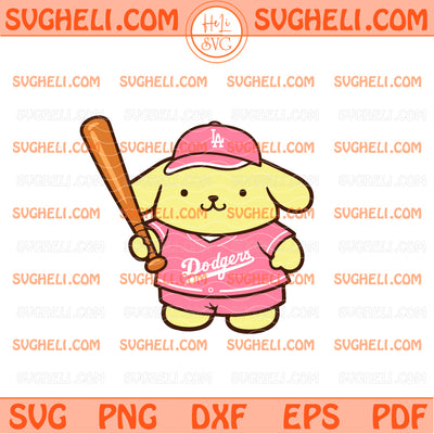 Pompompurin Los Angeles Dodgers Svg Pompompurin Dodgers Svg