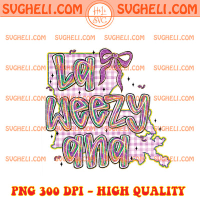 Preppy Brushstroke La Weezy Ana Louisiana Map Png