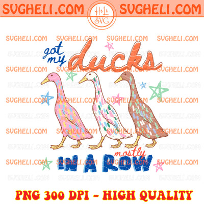 Preppy Duck Png Colorful Summer Lake Png Mallard Ducks Png