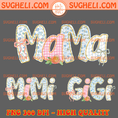 Preppy Floral Mama Coquette Png Preppy Mama Bundle Png