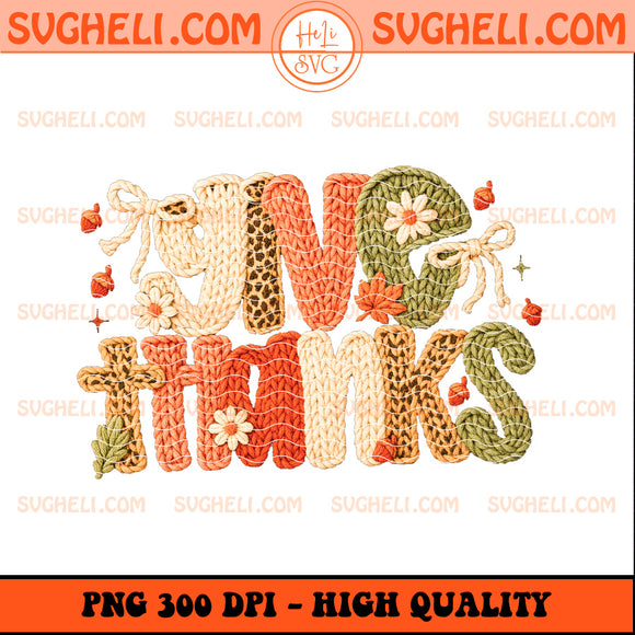 Preppy Give Thanks Faux Yarn Png Faux Glitter Thankful Png