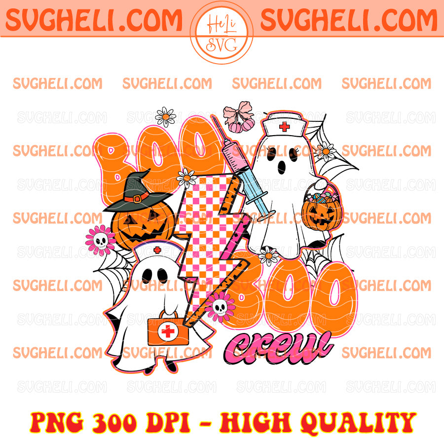 Preppy Nurse Fall Ghost Boo Png Fall Nurse Png Fall Png