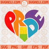 Pride Svg Heart Pride Svg Love Is Love Svg LGBT Svg Pride Svg Gay Svg Png Dxf Eps Files