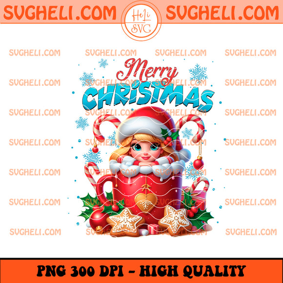 Princess Aurora Merry Christmas Coffee Png Aurora Png