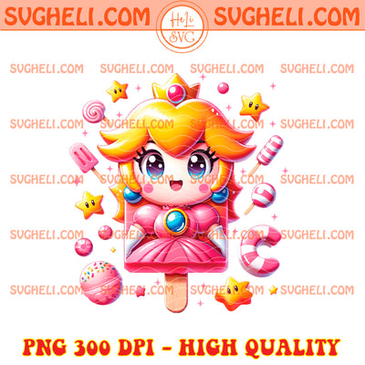 Princess Peach Ice Cream Png Disney Ice Cream Png