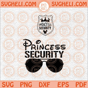 Princess Security Svg Boyfriend Security Svg Men's Disney Svg Png Dxf Eps Pocket Design Files