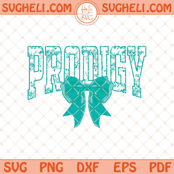 Prodigy Baseball Floral Toile Water Color Coquette Bow Svg Png Dxf Eps Files