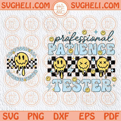 Professional Patience Tested Svg Tester Boy Svg Retro Smiley Svg Png Dxf Eps Pocket Design Files