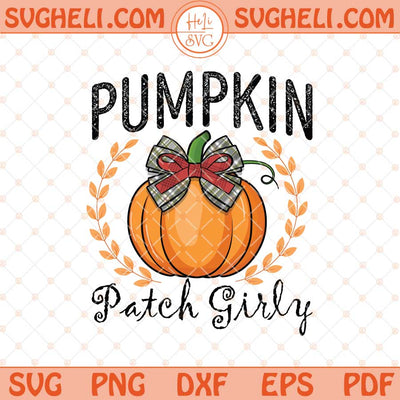 Pumpkin Patch Girly Svg Coquette Pumpkin Patch Girly Svg Png Dxf Eps Files