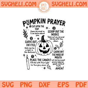 Pumpkin Prayer Svg Christian Boys Fall Svg Christian Svg