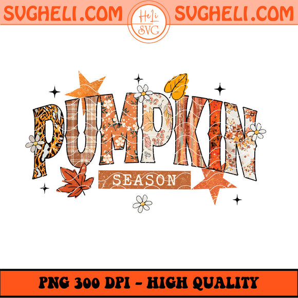Pumpkin Season Png Retro Halloween Png Preppy Pumpkin Bow Png Sublimation Design