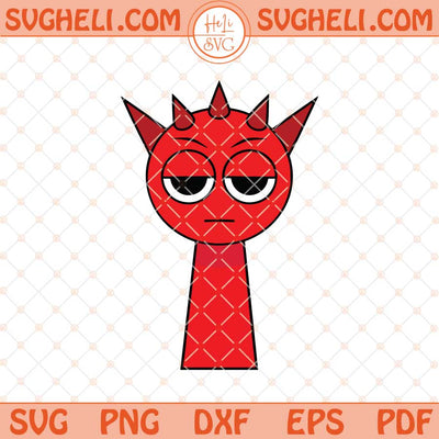 Red Raddy Incredibox Sprunki Svg Sprunki Raddy Svg Png Dxf Eps Files