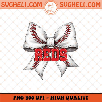 Reds Baseball Coquette Png Reds Png Reds Baseball Png Sublimation Files