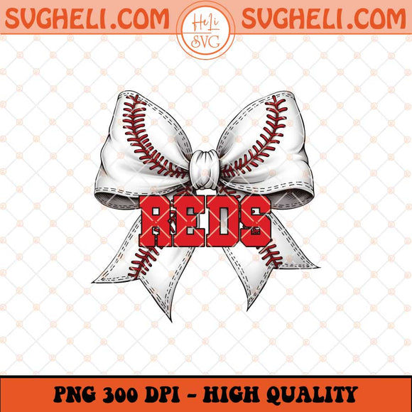 Reds Baseball Coquette Png Reds Png Reds Baseball Png Sublimation Files