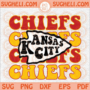 Retro Chief Svg Kansas City Football Svg Football Kansas Svg Png Dxf Eps Files