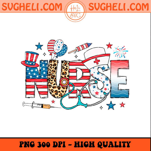 Retro Coquette USA Nurse Png Nurse Life USA Png Sublimation Files