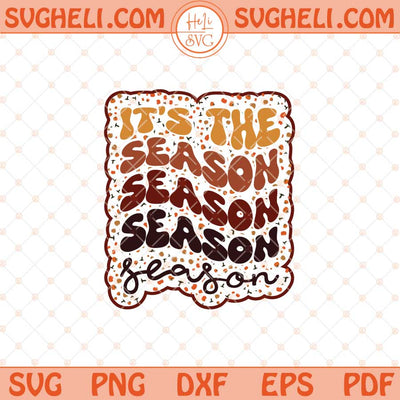 Retro Fall Tis The Season Svg Fall Autumn Season Svg Fall Svg Png Dxf Eps Files