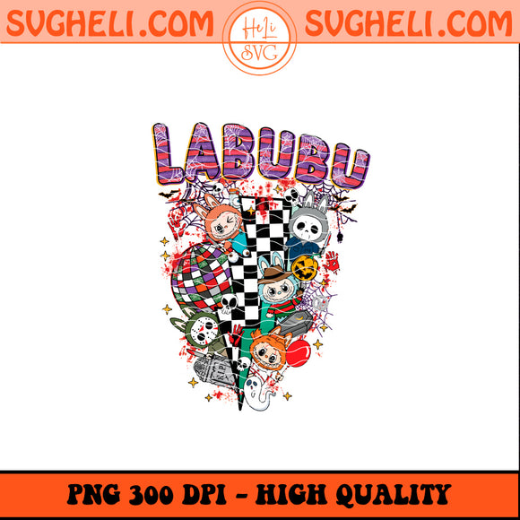 Retro Halloween Labubu Png Labubu Halloween Png