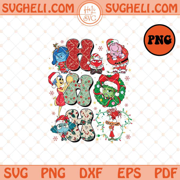 Retro Ho Ho Ho Cartoon Emotions Friends Png Christmas Png Sublimation Files