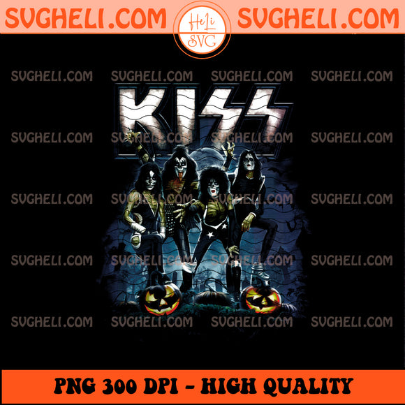 Retro Kiss Band Halloween Png Vintage Retro KISS Png
