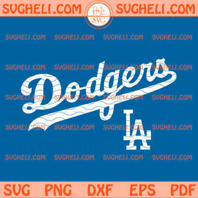 Retro LA Baseball Svg Los Angeles Dodgers Baseball Svg