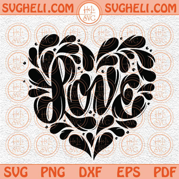 Hello Love SVG, Valentine's Day Retro SVG, Hearts, Digital Download, Cut  File, Sublimation, Clip Art svg/png/dxf/jpeg File Formats 