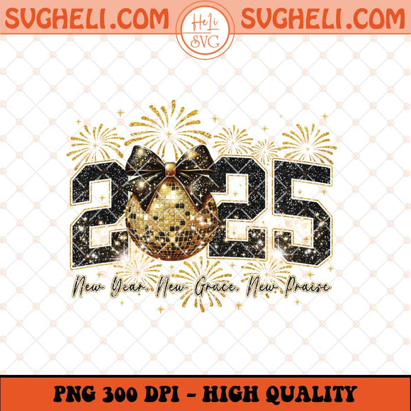 Retro New Year 2025 Png New Years Png Gold Glitter Png Sublimation Files