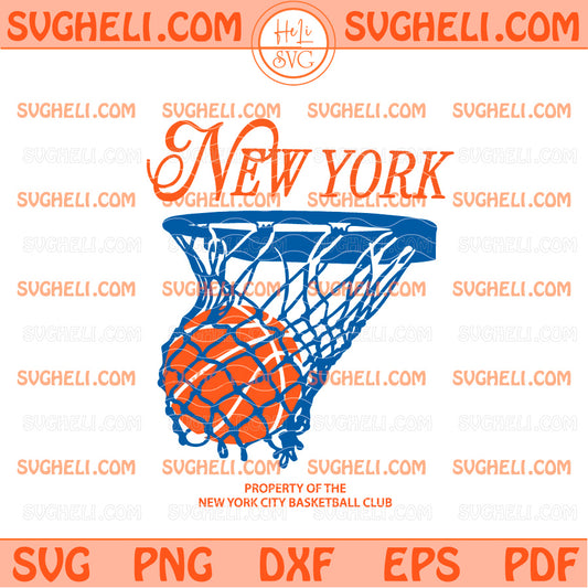Retro New York Knicks Svg Knicks Basketball Fan Svg