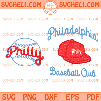 Retro Philadelphia Baseball Club Svg Philly Baseball Svg