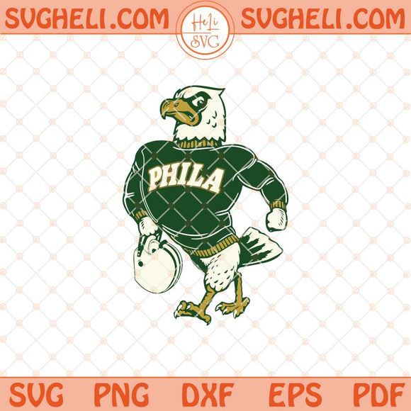 Retro Philidelphia Football Eagles Svg Eagle Svg Png Dxf Eps Files