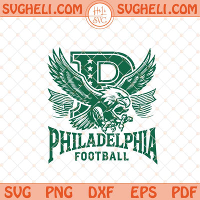 Retro Philidelphia Football Eagles Svg Football Eagles Svg Png Dxf Eps Files