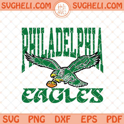 Retro Philidelphia Football Eagles Svg Football Eagles Svg Png Dxf Eps Files
