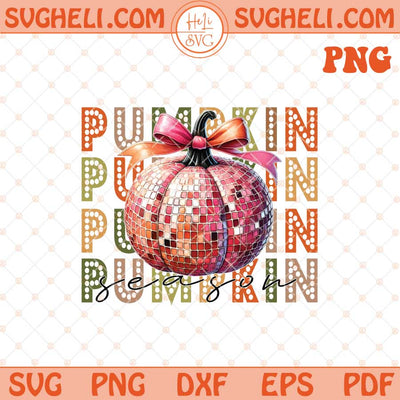 Retro Pumpkin Season Bow Png Disco Ball Pumpkin Png Fall Png Dxf Eps Files