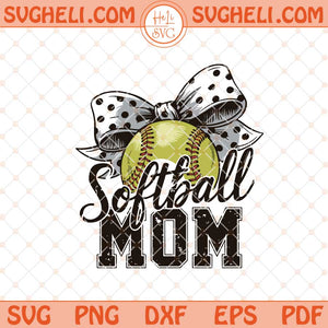 Retro Softball Mama Coquette Svg Softball Mama Svg Png Dxf Eps Files