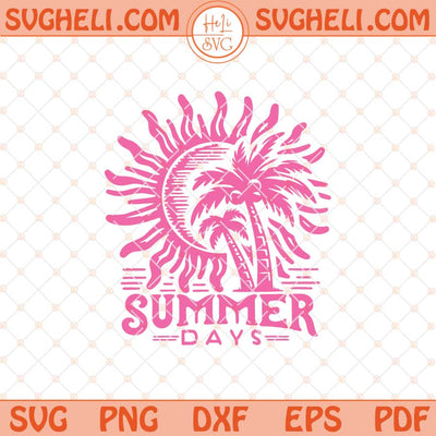 Retro Summer Day Svg Summer Svg Beach Retro Svg Png Dxf Eps Files
