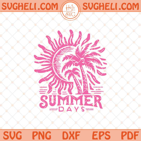 Retro Summer Day Svg Summer Svg Beach Retro Svg Png Dxf Eps Files