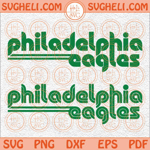 Retro Throwback Philadelphia Football Svg Philadelphia Svg Png Dxf Eps 2 Styles Files