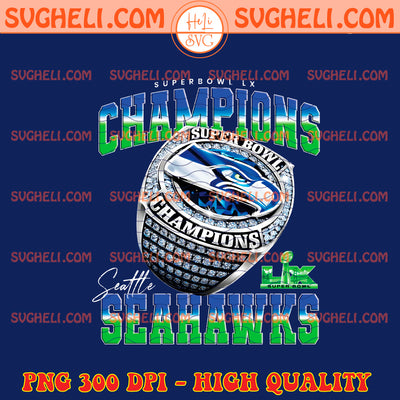 Ring Seattle Seahawks Champions 2026 Super Bowl LX Png
