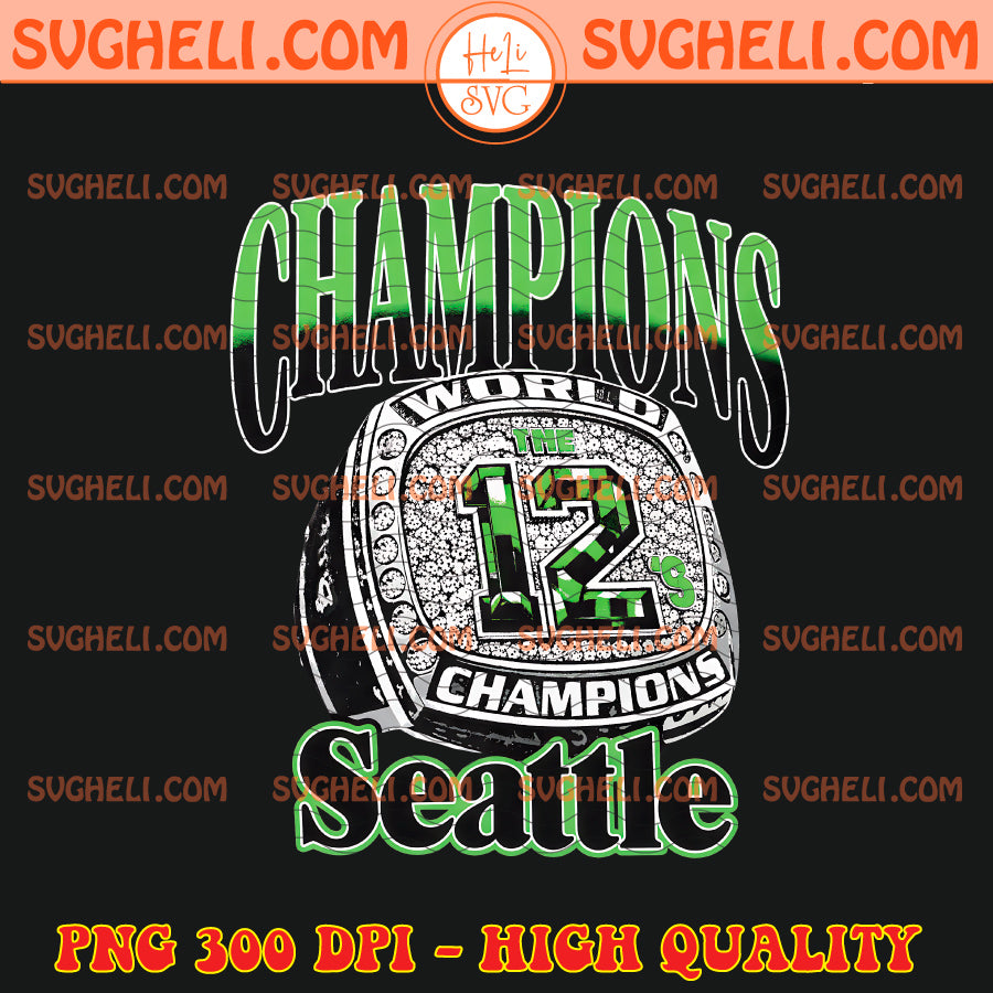Ring The 12s Seattle Seahawks Super Bowl LX 2026 Png