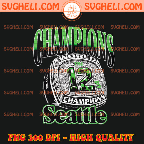 Ring The 12s Seattle Seahawks Super Bowl LX 2026 Png