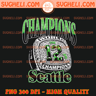 Ring The 12s Seattle Seahawks Super Bowl LX 2026 Png