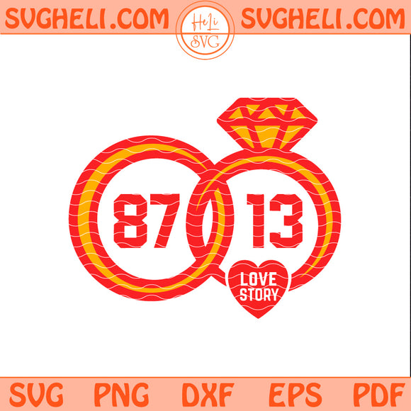 Rings 18 13 Svg Love Story Svg Engaged Era Svg Taylors Svg