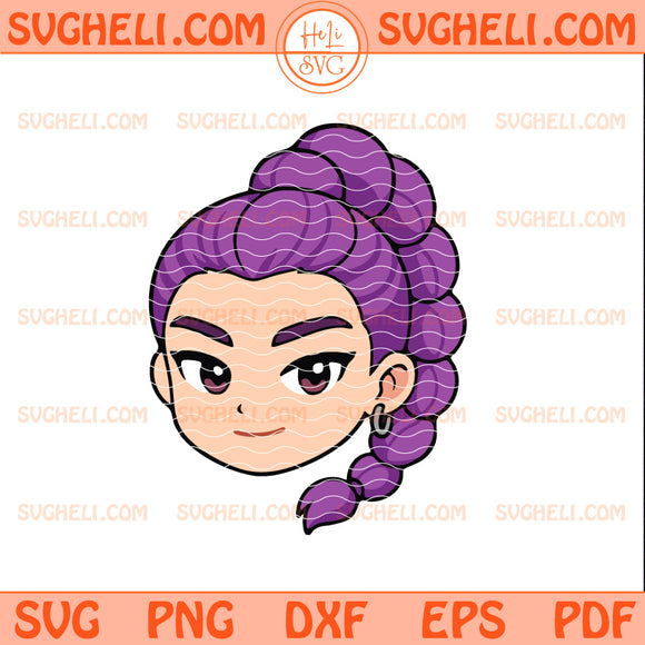 Rumi Face Kpop Demon Hunters Svg Rumi Huntrix Svg