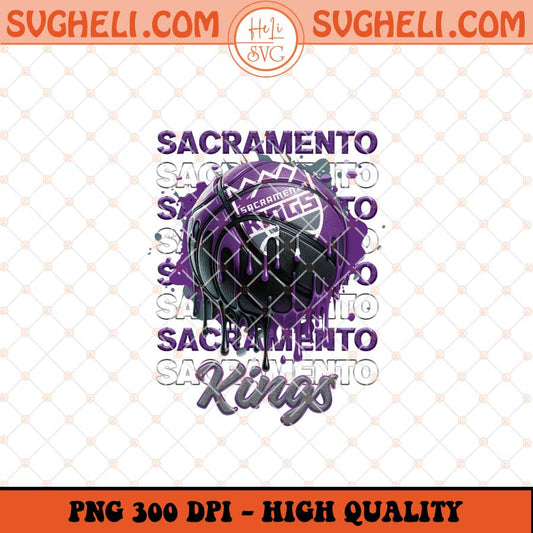 Sacramento Kings Basketball Png NBA Basketball Png Sublimation Files