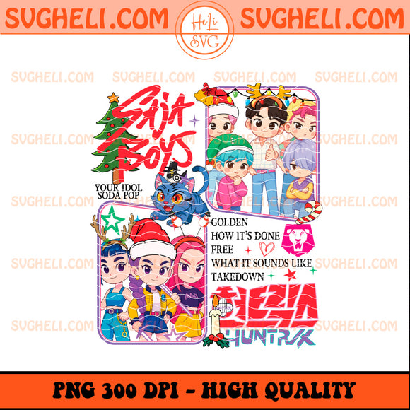 Saja Boys And Saja Girls Christmas Png Christmas Kpop Png