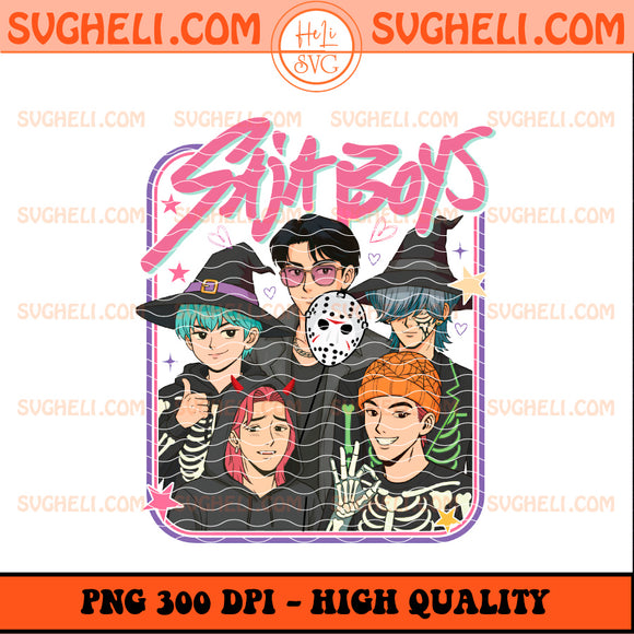 Spooky Saja Boys Halloween Png Kpop Demon Hunters Clipart