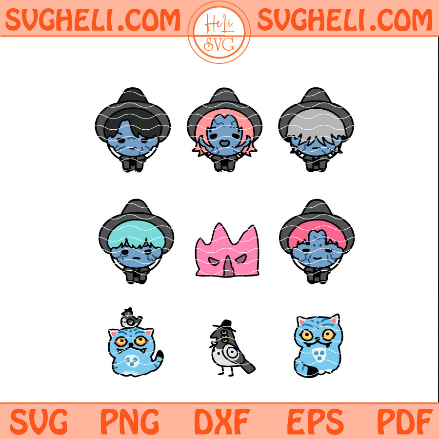 Saja Boys Svg Kpop Demon Hunters Tiger & Bird Svg