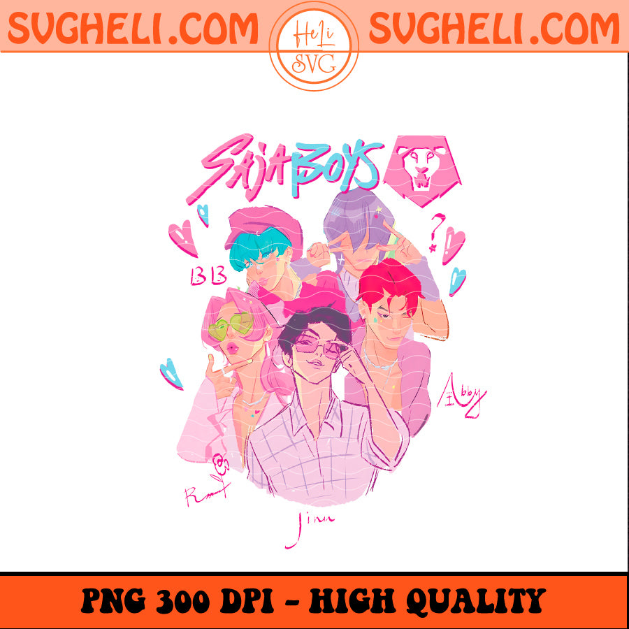 Saja Boys Team Anime Png Saja Boys KPop Demon Hunters Png